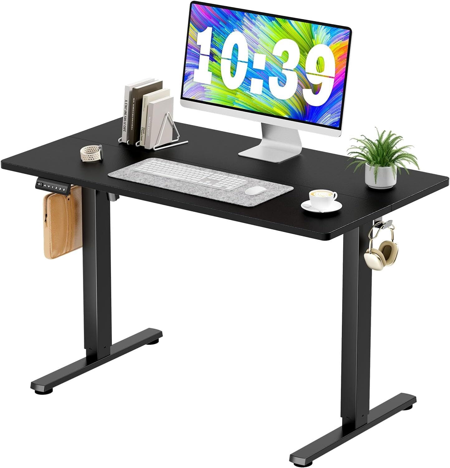 Inch Electric Standing Desk Home Office Height Adjustable Computer ...