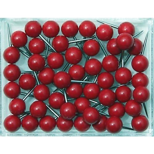 Inch Map Tacks Red