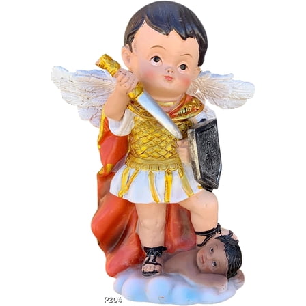 Inch  Michael Miguel Statue Saint Angel (Baby Face)