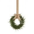 thumbnail image 1 of Inch Mini Wreath Summer Greenery with Burlap Ribbon for Front Door Farmhouse Kitchen Cabinet Porch Wall Window, 1 of 4