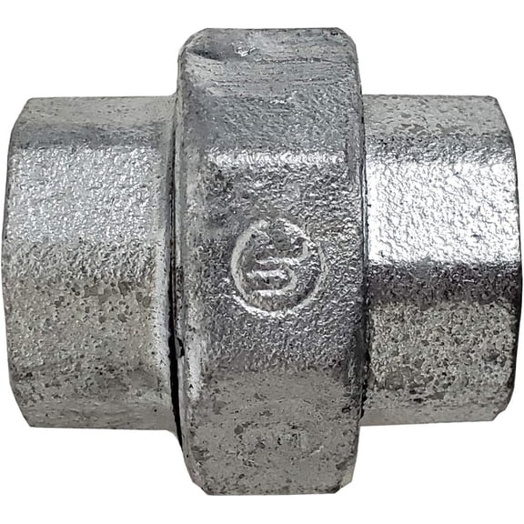 Inch NPT Union, Galvanized Malleable Iron Pipe Fitting, 150#