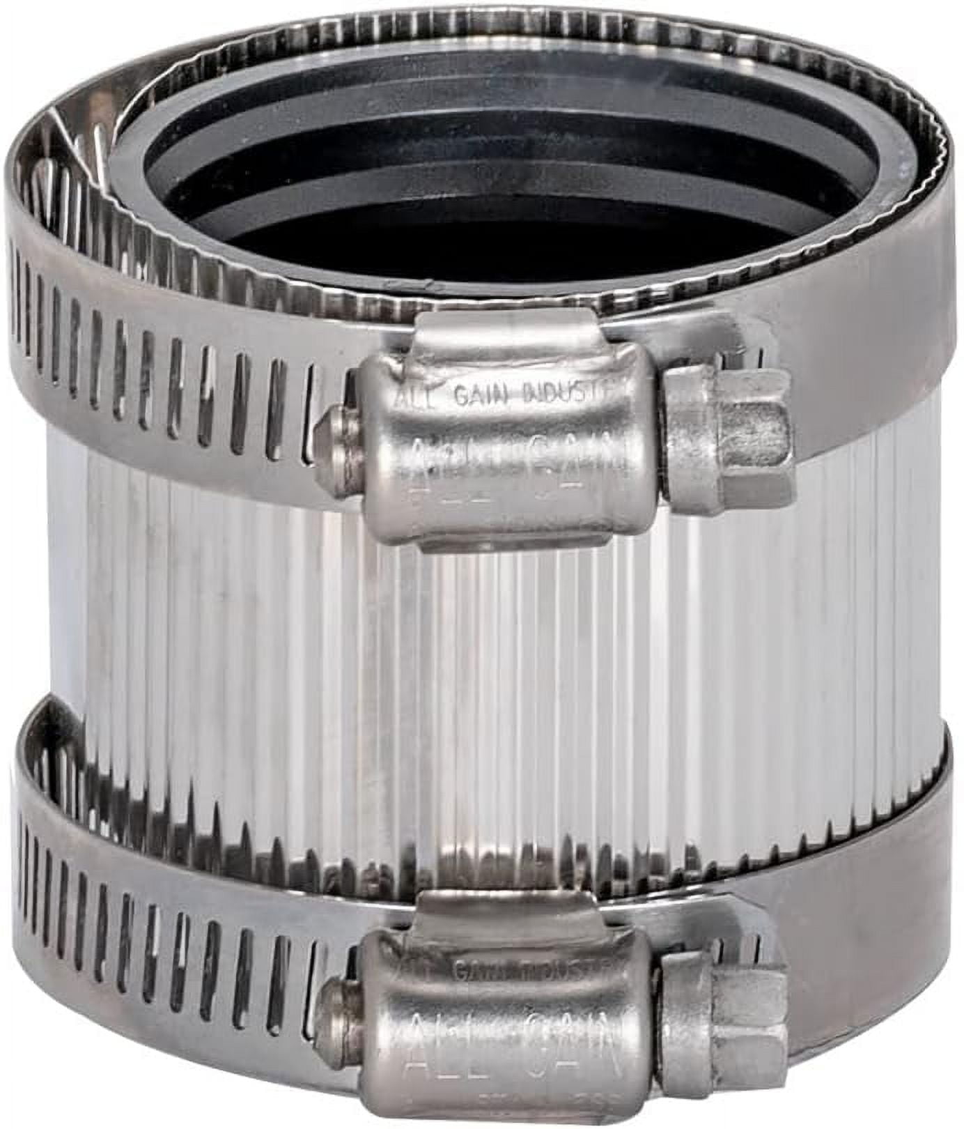 Inch NoHub Coupling With Stainless Steel Clamps, 43401
