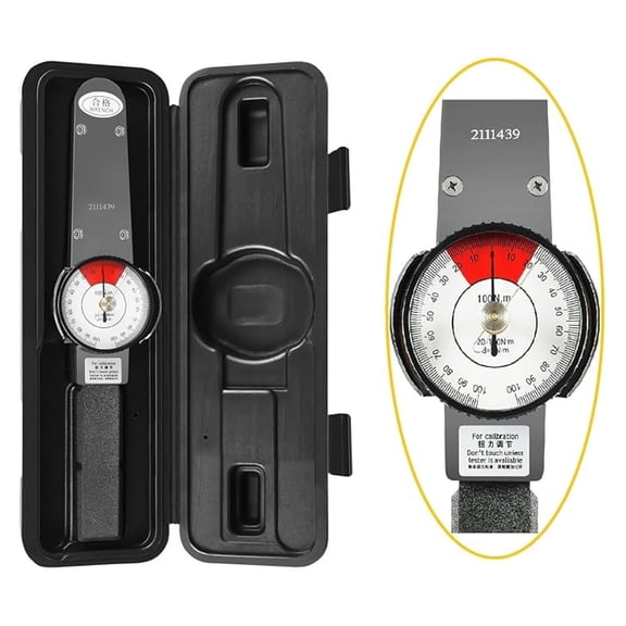 Inch Pound Torque Wrench, Dial Torque Wrench 0-100n. m, Meter Indicator For Torque Measurement 2-Directionhand Tools