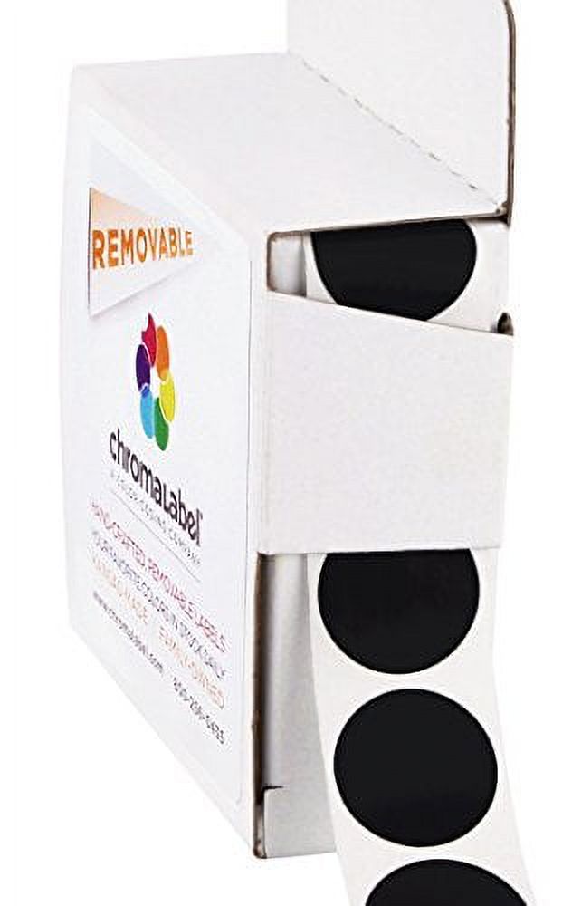Inch Round Label Removable Color Code Dot Stickers, 1000 Labels Per