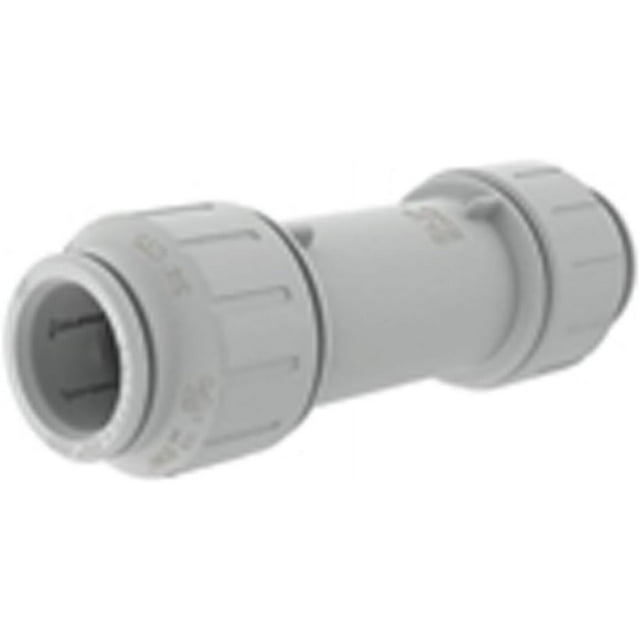 Inch Slip Connector, Push to Connect Plastic Plumbing Fitting, White