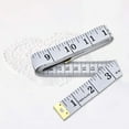 thumbnail image 1 of Inch Tape Measure 1.5M Long X 2.0Cm Wide [White],1X Tape Measure,Soft Tape Measure Double Scale Body Sewing Flexible Ruler for Weight Loss Ruler, 1 of 3