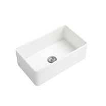 Inch White Farmhouse Sink Deep Apron Sink Undermount Farmhouse Kitchen Sink Single Farm Sink