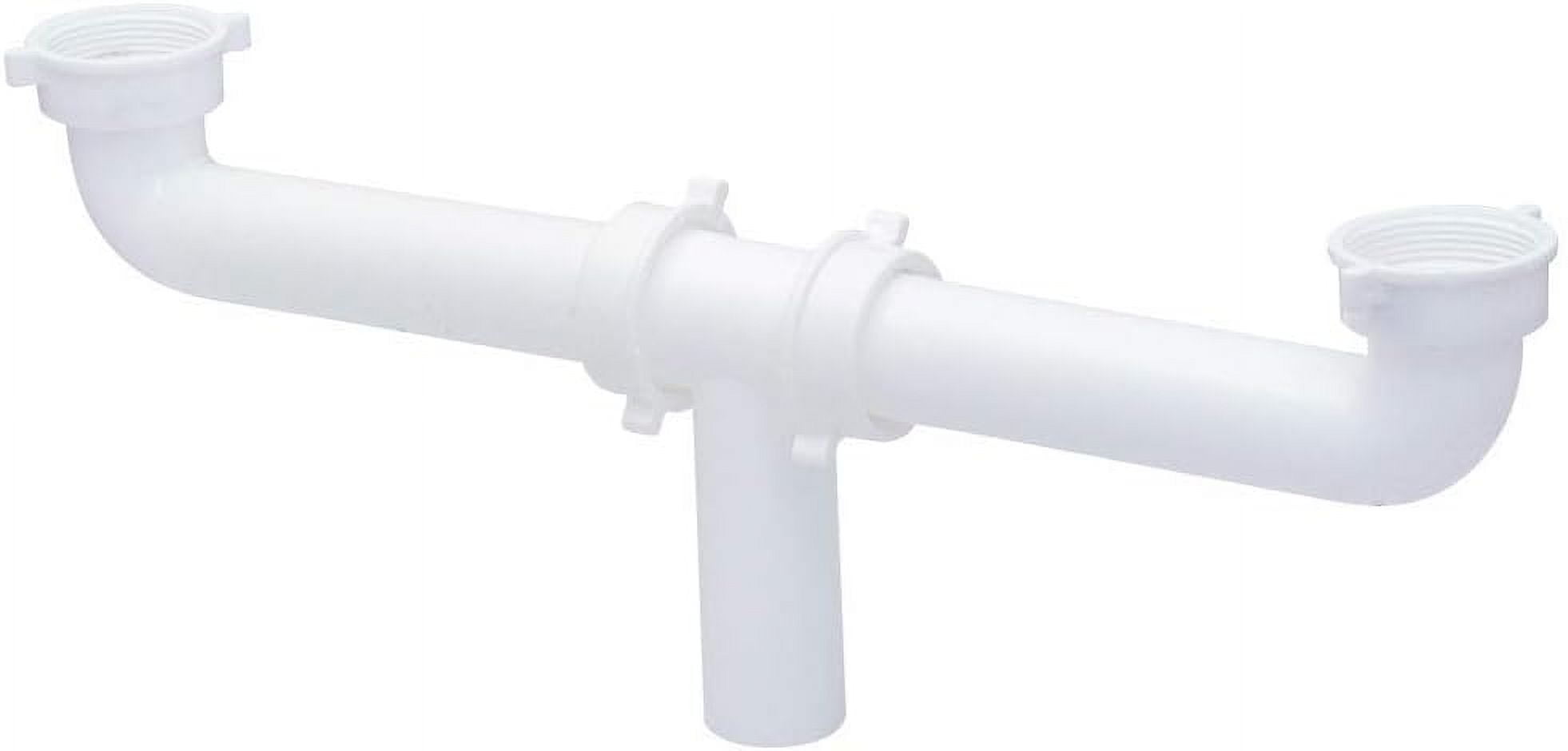 Inch X 16 Inch Kitchen Sink End Waste Center Outlet With Baffle In Tee