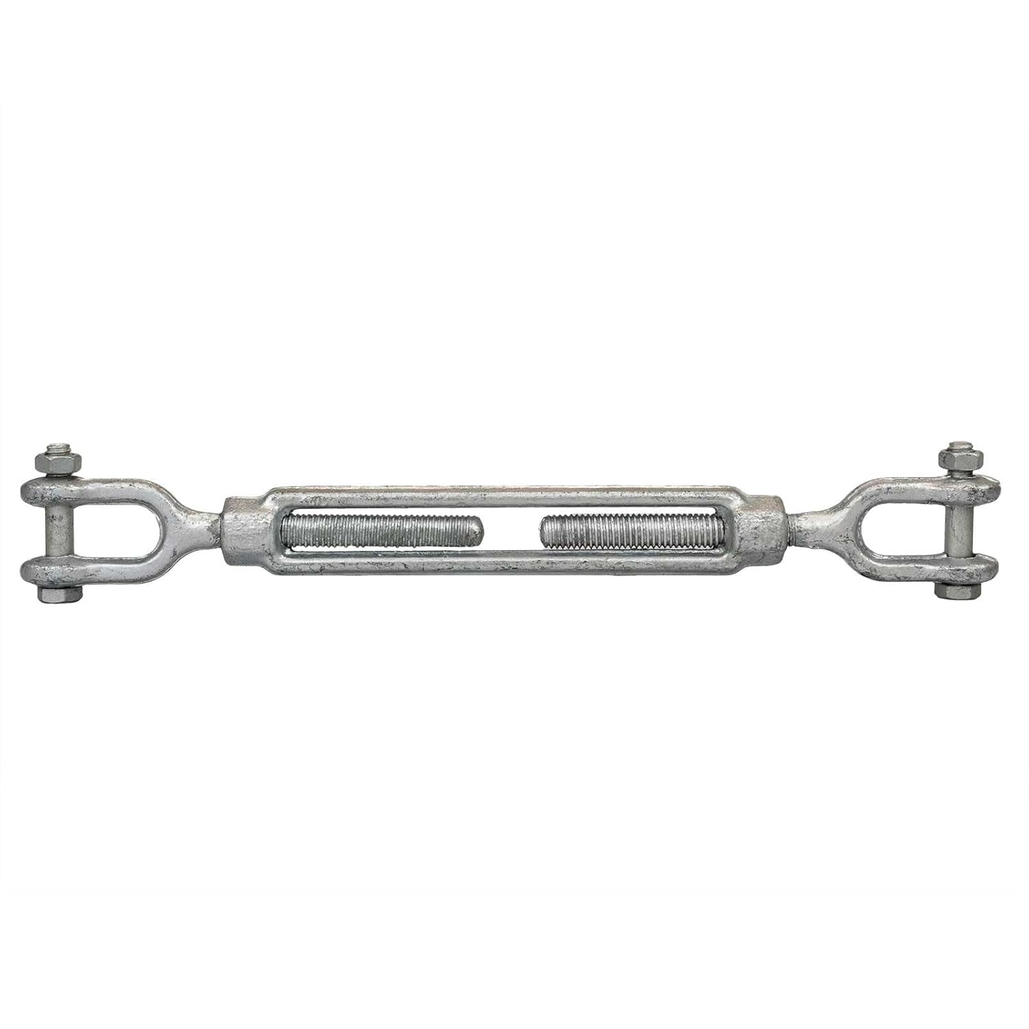 Inch x 12 Inch Jaw and Jaw Galvanized Turnbuckle, Working Load Limit