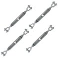 thumbnail image 2 of Stainless Steel Turnbuckle 1/2 X 6.5 Inch - 2200 Lbs Load Capacity For Cable Tensioning (2 Pack) 2 of 14