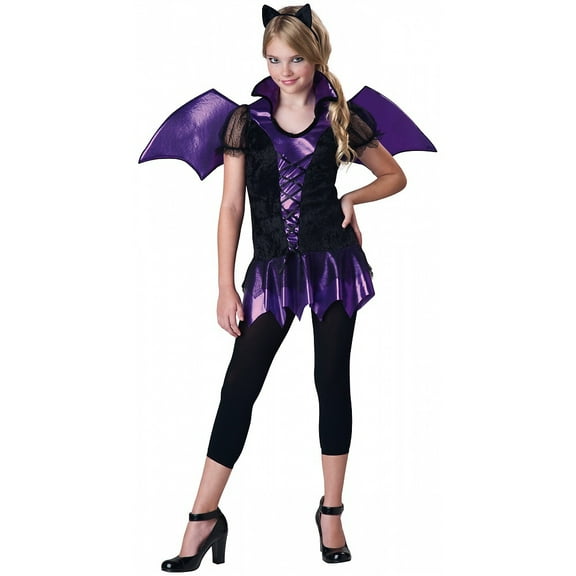 Incharacter Bat Reputation Costume Dress Tween Medium Female