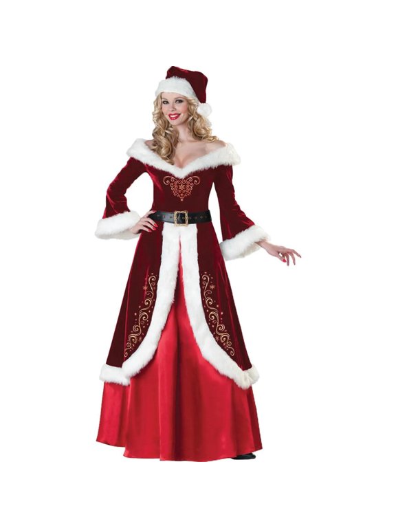 Women's Mrs. St Nick Costume - Size Large