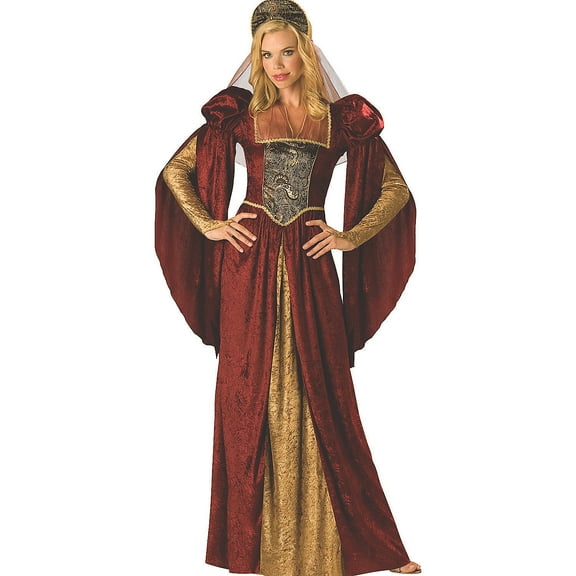 Renaissance Maiden Costume for Adults, Womens Size Medium 8-10, by InCharacter Costumes