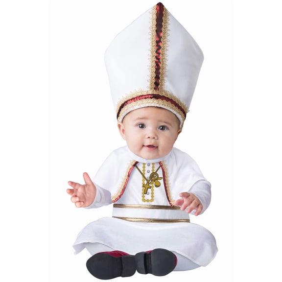 Incharacter Pint Sized Pope Infant Costume - X-Small Unisex