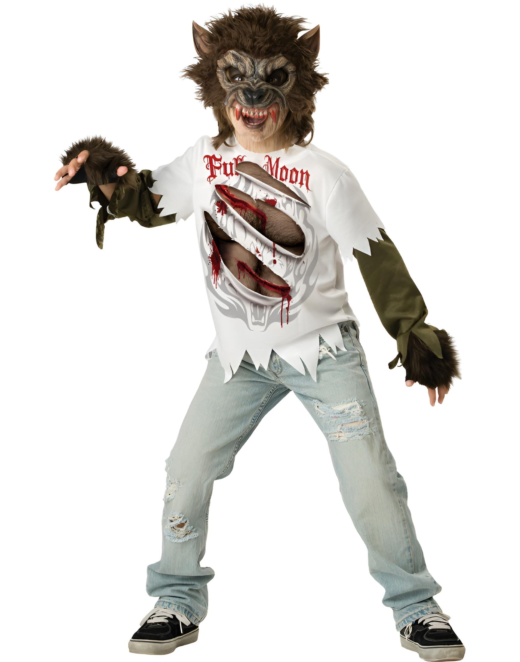 Werewolf Uniform Incharacter Werewolf Boy Designer Costume Child X-Large 12 Male ...