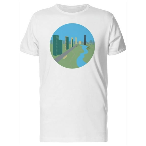 Incheon City In Doodle Art T-Shirt Men -Image by Shutterstock, Male 4X-Large
