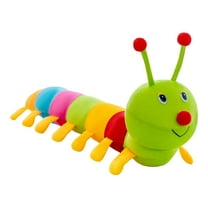 Inchworm Caterpillar Stuffed Plush Toy For Kids And Children Soft Pp Cotton Material Super Cute Design Comfortable Touching Feeling Perfect Birthday Gift Playtime Companion