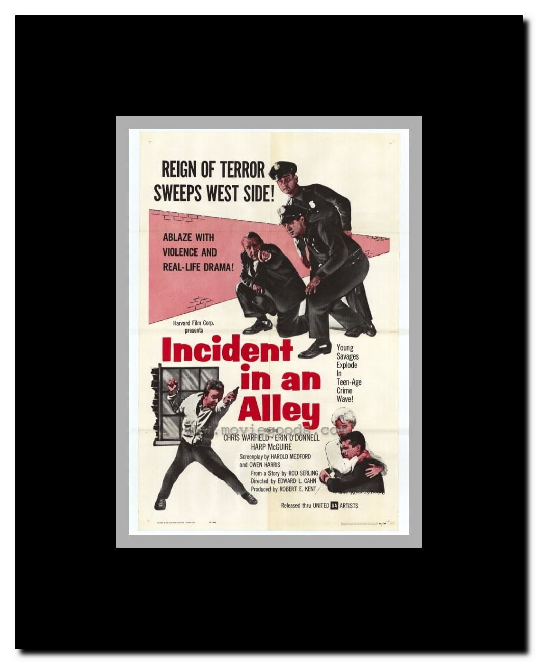 Incident in an Alley Framed Movie Poster