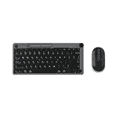 thumbnail image 1 of Incipio Translucent Slim Wireless Keyboard and Mouse Combo, 2.4 Ghz Wireless, Multimedia Controls, Compact Layout- Gray, 1 of 15