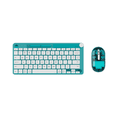 thumbnail image 1 of Incipio Translucent Slim Wireless Keyboard and Mouse Combo, 2.4 Ghz Wireless, Multimedia Controls, Compact Layout-Turquoise, 1 of 15