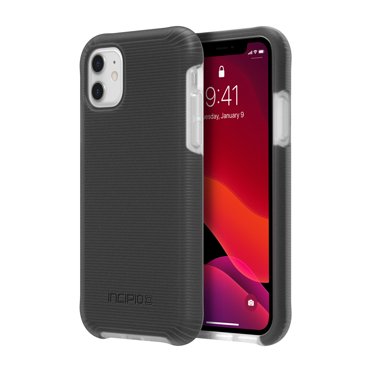 Incipio DualPro - Custodia per Apple iPhone 11 Pro (5.8) (trasparente) [Qi compatibile], estremamente robusta, antiurto, ibrida, IPH-1843-CLR