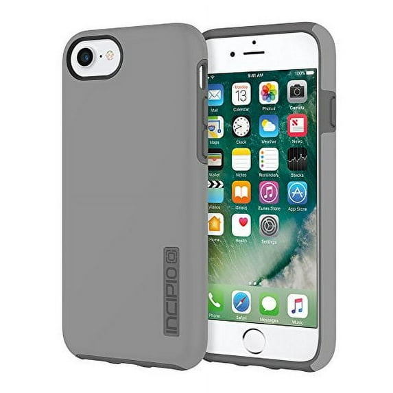 Incipio DualPro Case for Apple iPhone SE (2020), iPhone 8, iPhone 7 & iPhone 6/6s - Gray/Charcoal