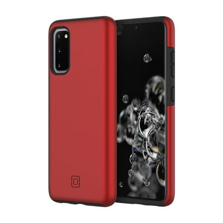 Incipio - DualPro Case for Samsung Galaxy S20 and S20 5G - Iridescent Red/Black