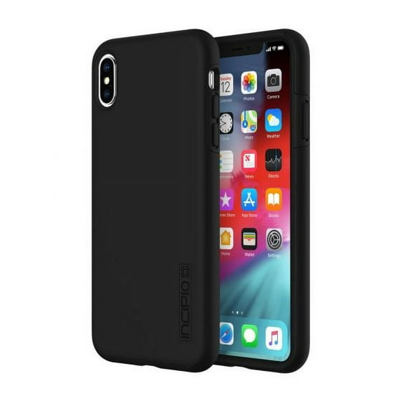 Incipio DualPro Dual-Layer Protection Phone Case for Apple iPhone Xs Max, Black