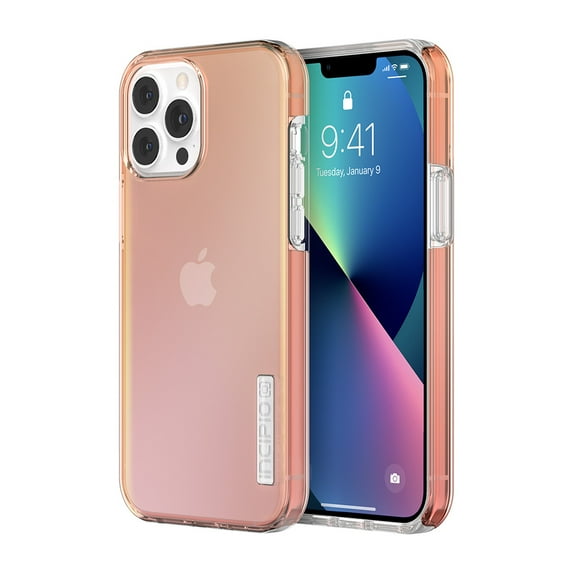 Incipio DualPro Platinum Phone Case for iPhone 13 Pro Max & iPhone 12 Pro Max - Pink Iridescent