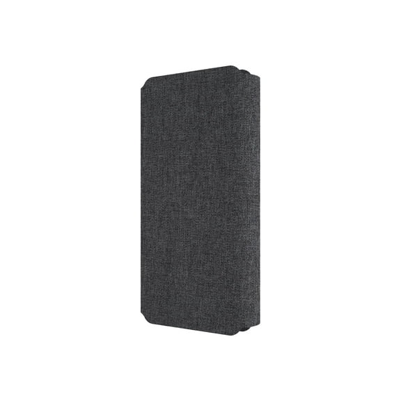 Incipio Esquire Series CARNABY FOLIO - Flip cover for cell phone - polycarbonate - gray - for Samsung Galaxy Note8