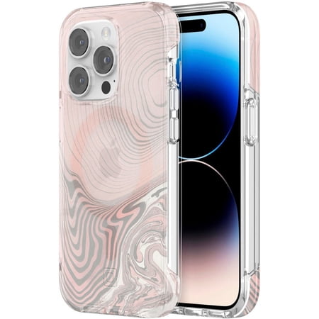 Incipio - Forme Protective MagSafe Case for iPhone 14 Pro - Topographic Pink