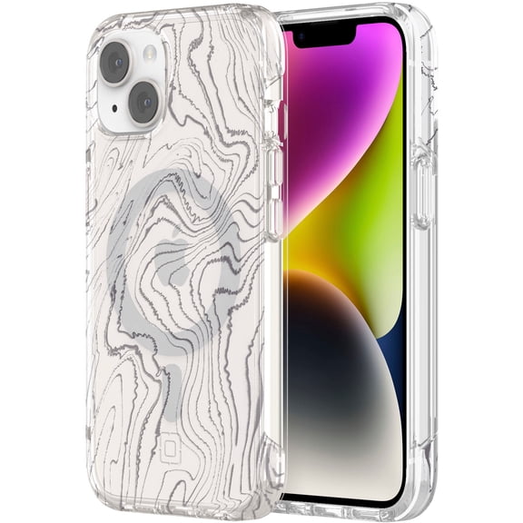 Incipio - Forme Protective MagSafe Case for iPhone 14 and iPhone 13 - Topographic