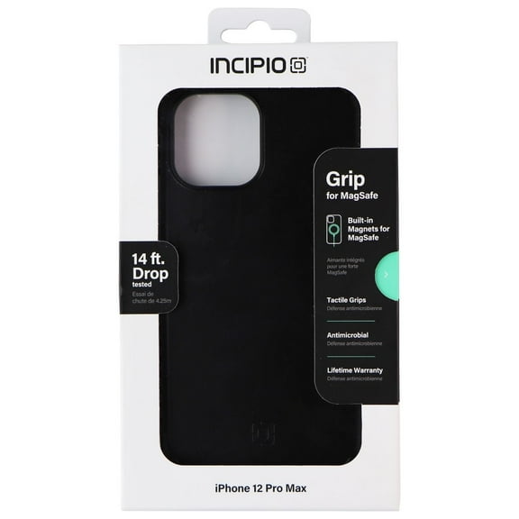 Incipio Grip Series Case for  MagSafe for Apple iPhone 12 Pro Max - Black