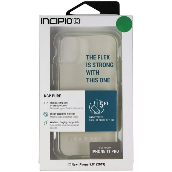 Incipio NGP Pure Series Flexible Gel Case for iPhone 11 Pro - Clear