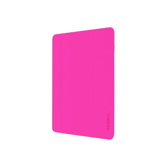 Incipio Octane Pure Co-molded Folio - Flip cover for tablet - vegan leather, thermoplastic polyurethane (TPU) - pink, clear - 9.7"