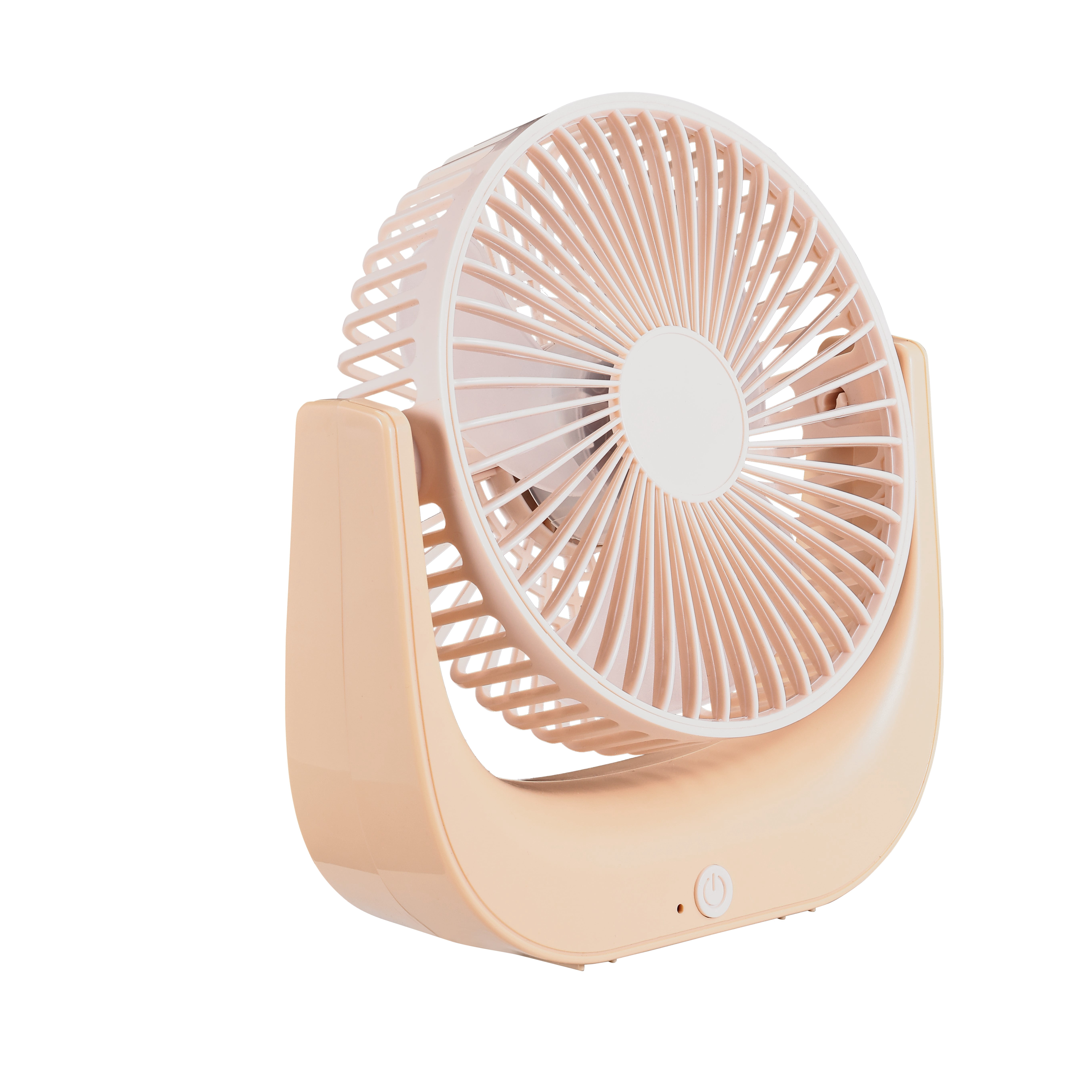 Incipio Rechargeable Portable USB Desk Fan with 3-Speed Settings, Adjustable Tilt Head, Great for Home or Office