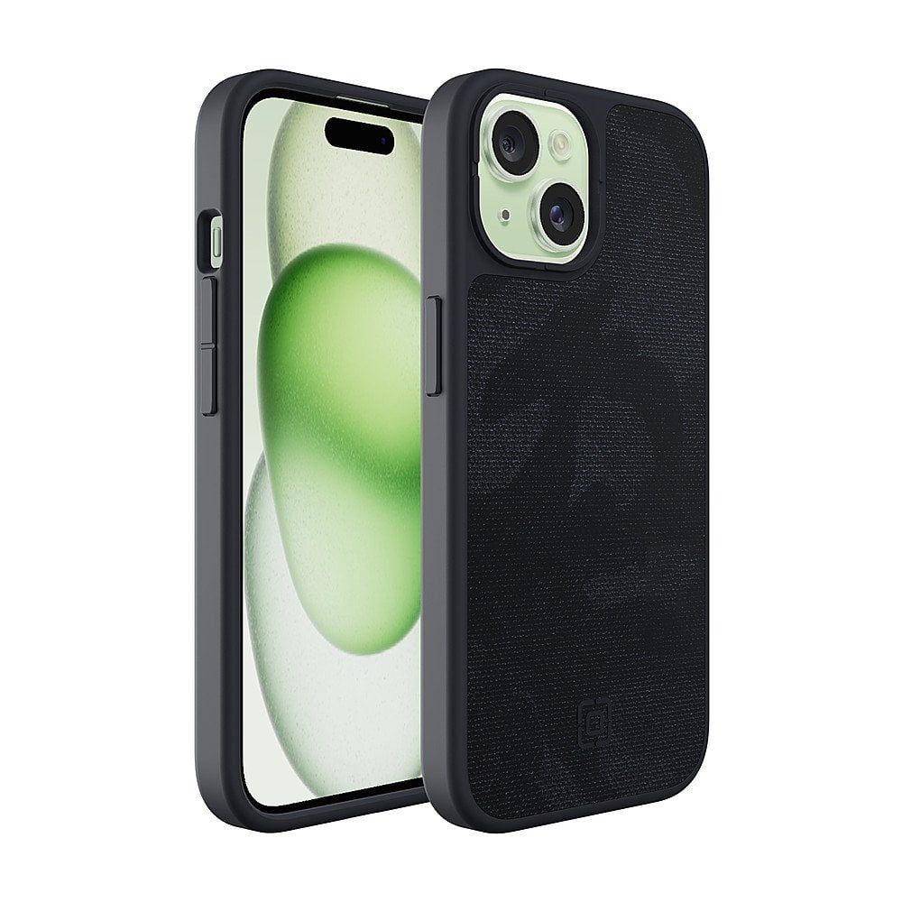 Custodia Incipio Cru Magsafe Per IPhone 15, Blu Navy Mimetico, Protezione Fotocamera, Aperta Mai Usata