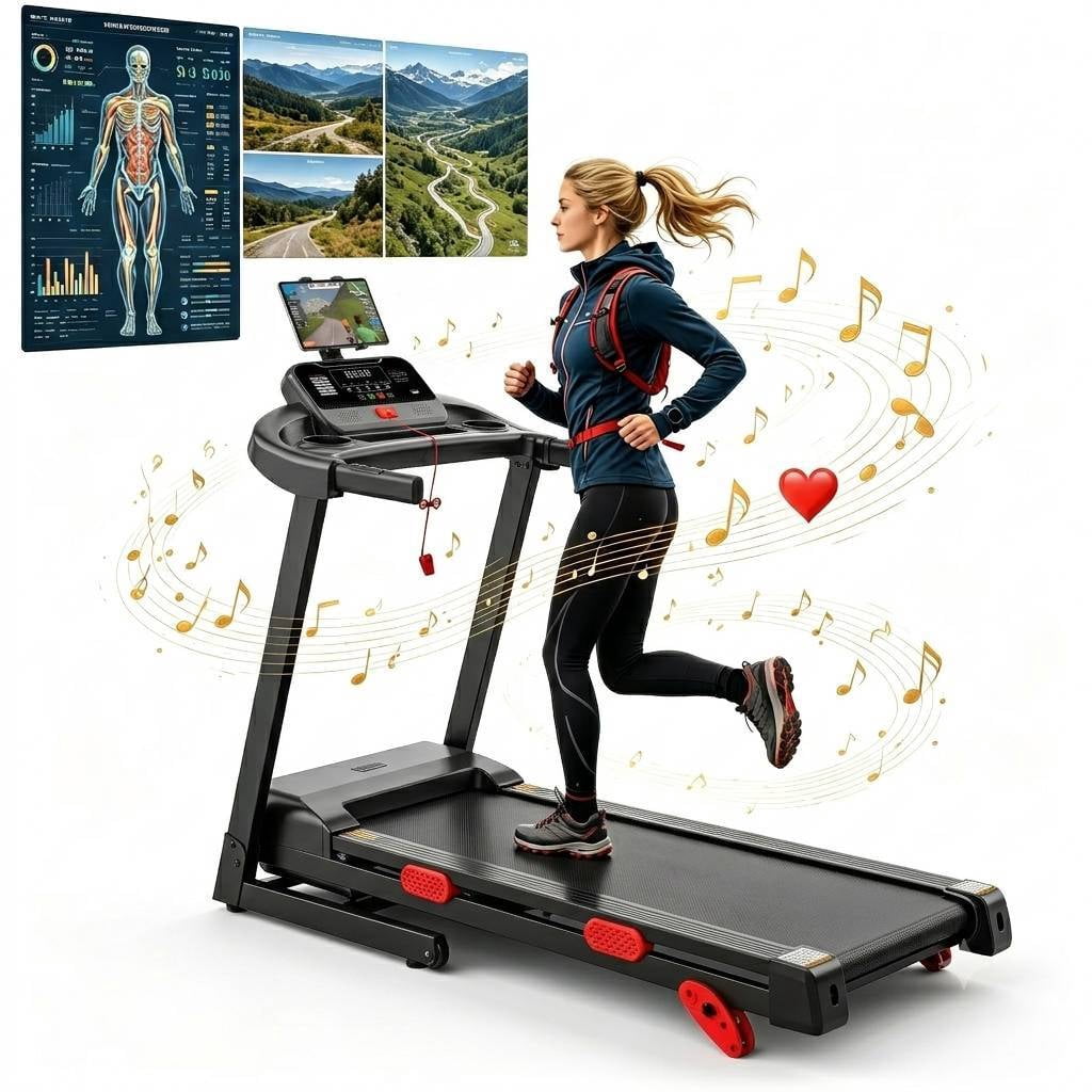 Incline Treadmill with Handle Bar,3.5HP Portable Treadmill for Home,Walking Pad with APP Control and LED Display, 300 lbs Weight Capacity