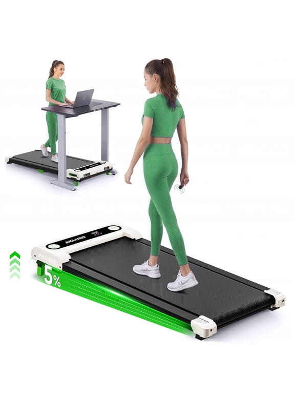 Incline Treadmills for Home, 2.5 HP Walking Pad Under Desk Treadmill with Remote Control