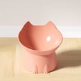 thumbnail image 1 of Inclined 15° Non-Slip Pet Feeding Bowl, Anti-Spill Transparent Plastic Food & Water Dish, Easy Clean, Spine Protection, for Dogs & Cats, 11.5x12.5x13cm, 1 of 8
