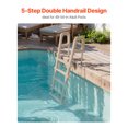 thumbnail image 2 of VEVOR 5-Step Pool Ladder With Double Handrails, 300 Lb Capacity, For 48-54 Inch Inground/Above-Ground Pools 2 of 12