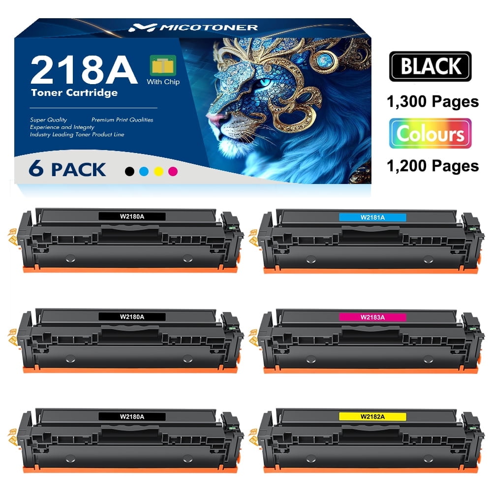 With-Chip 218A Toner Cartridges Compatible for HP 218A 3301fdw 3201dw ...