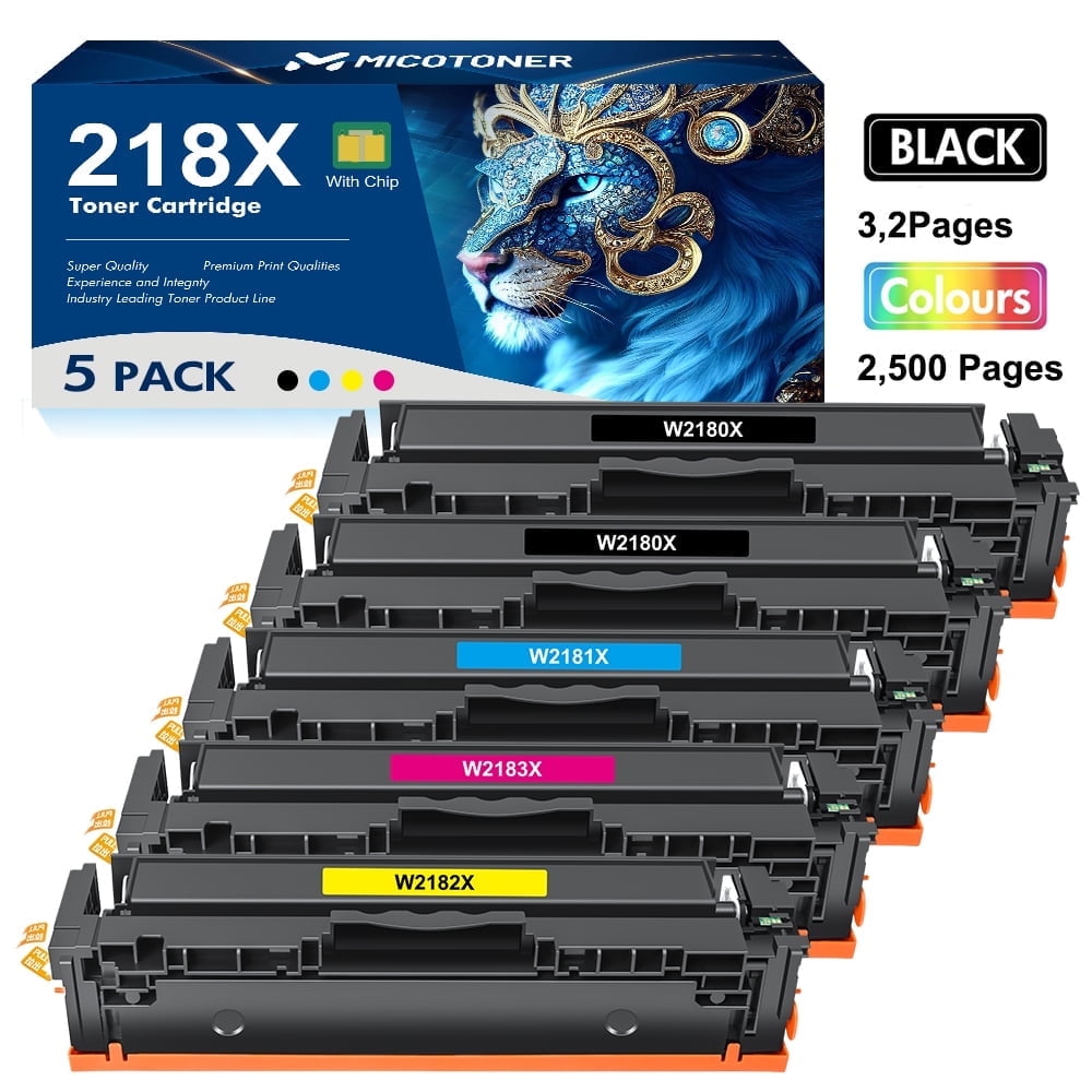 With-Chip 218X 218A Toner Cartridges Compatible for HP 218X 3301fdw ...