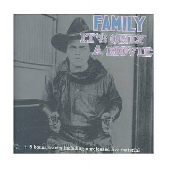 Includes 4 bonus tracks.<BR>Family decided to call it quits, but wrapped it all up with a tour and this final album in 1973. IT'S ONLY A MOVIE finds them exiting in grand style. This set is full of wit, invention, surprise and punch-in-the-gut rocking. With new keyboardist Tony Ashton on board, the sound here is a natural progression from BANDSTAND, which also left some of the group's more florid forays by the wayside in favor of a beefier ensemble sound.<BR>The streamlining left them tougher and fully able to tackle material that ranges from the honky-tonk of the title track and the sassy balladry of "Leroy," to the steamroller of "Boom Bang" and the funky "Sweet Desiree." Rare is the band that can close the book on their own career with an album ending song called "Check Out." It'll spin your head around in your own living room. You'll be standing on your couch crying for more, but that was all they wrote. One could start here and work backwards to their debut, or do it the other way around--either way the listener wins.