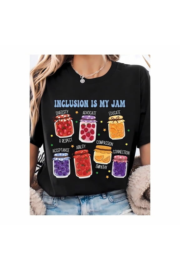 Inclusion Advocacy Graphic Tee Diversity Slogan For Community Supporters