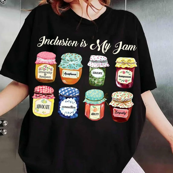 Inclusion Is My Jam Shirt, Autism Awareness Shirt, Neurodiversity Inclusion Tee, Empowering Inclusive Apparel