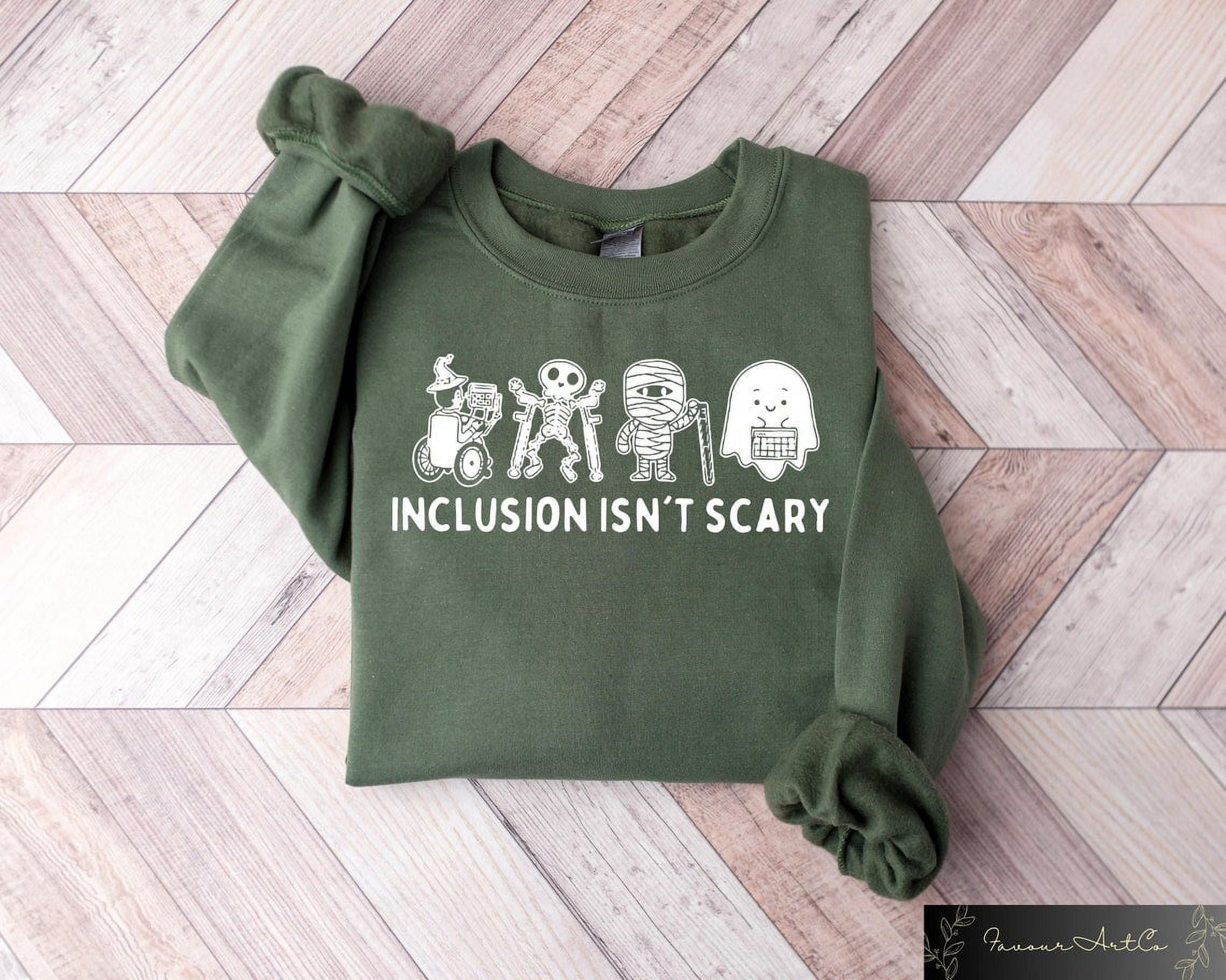 Inclusion Isn't Scary Halloween Shirt, Halloween Sweatshirt