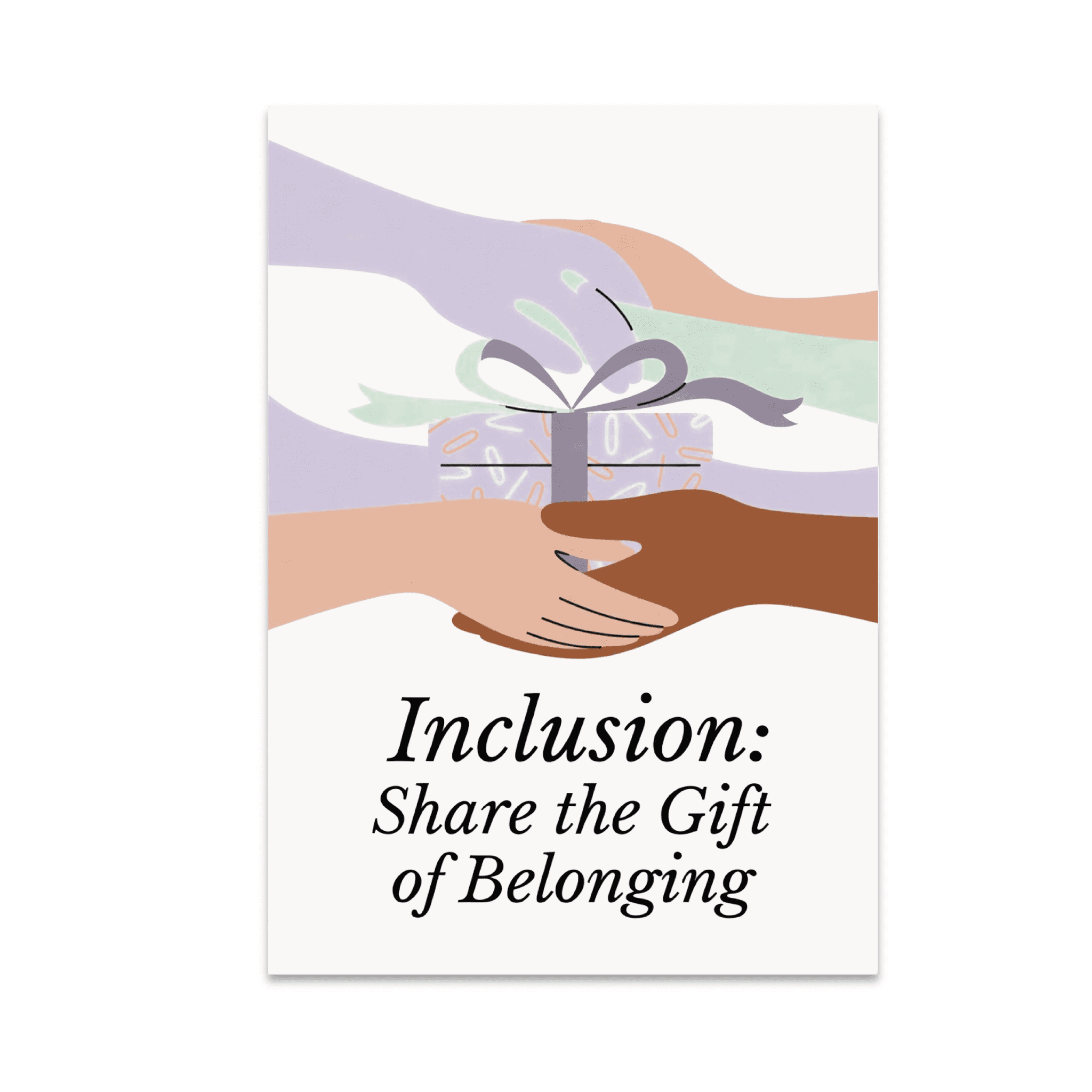 Gift Inclusion Sign Inclusion Posters For Schools