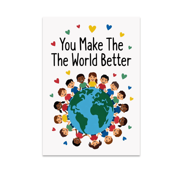 Inclusive Art for Kids - Family & Parenting - 13x19 Poster Print