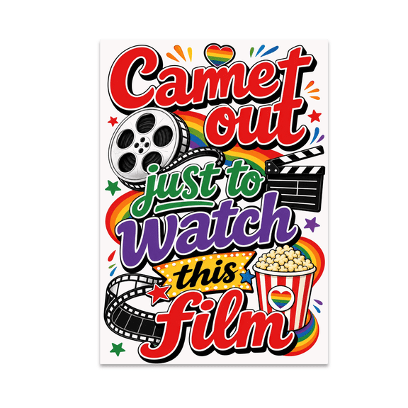 Inclusive Film Decor - LGBTQ+ Film Humor - 13x19 Glossy Poster Print